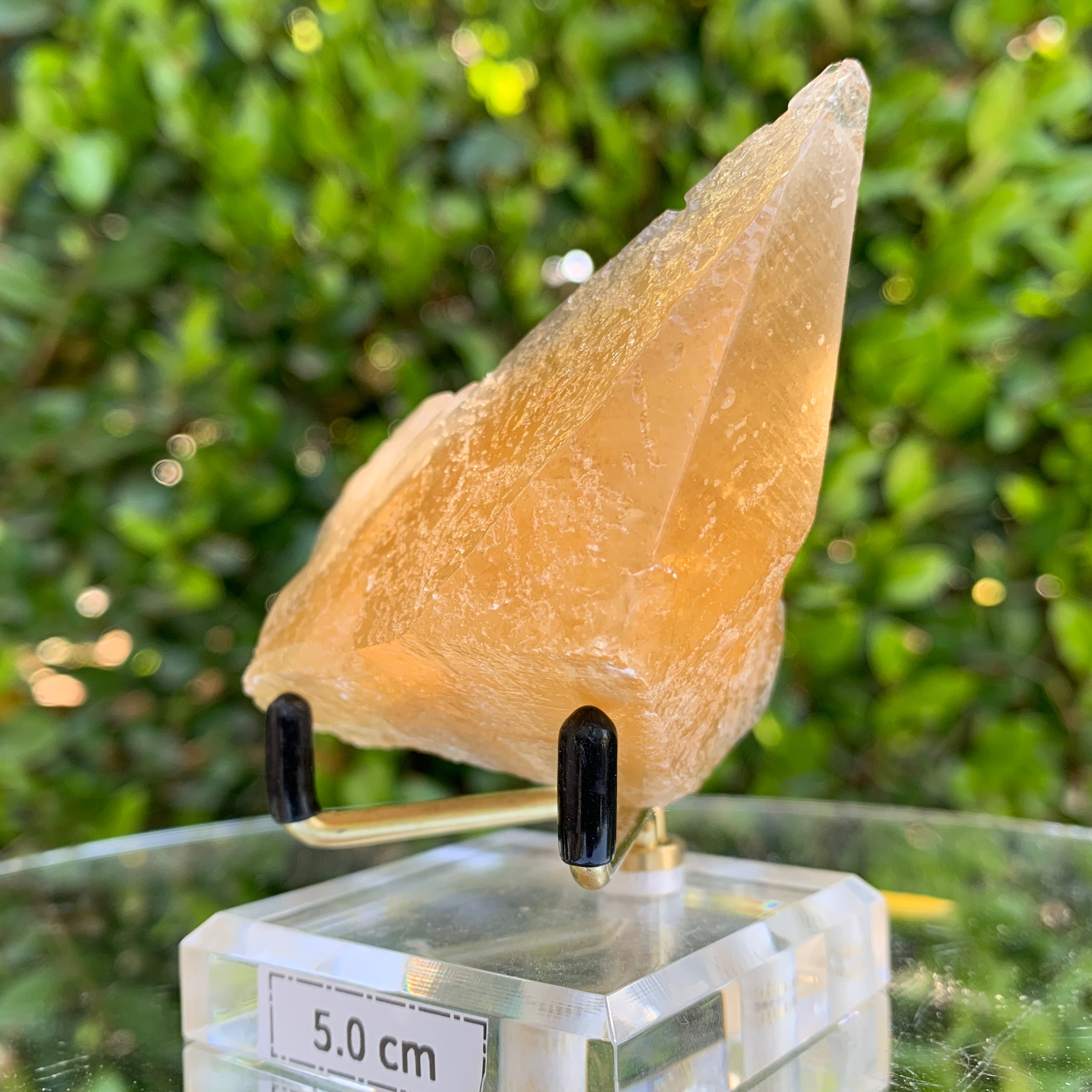 128.0g 8x5x4cm Gold Yellow Honey Calcite from China