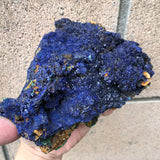 968g 15x13x10cm Giant Blue Azurite from Sepon Mine, Laos