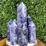 Purple Banded Chevron Amethyst Point Tower from Zambia