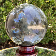 12 cm 2.77 KG Rainbow Labradorite Sphere from China L002