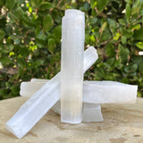White Selenite Bar Rod Stick from China - Locco Decor