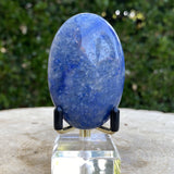Blue Calcite Palm Stone - Locco Decor