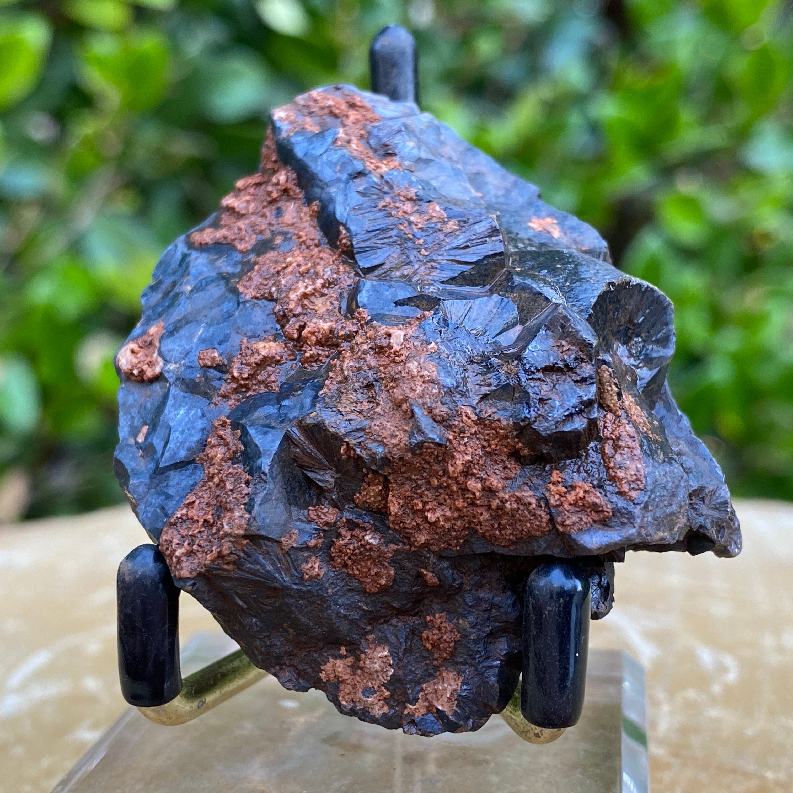 116.0g 6x5x3cm Black Botryoidal Hematite from Morocco