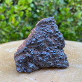 258.0g 9x5x4cm Black Botryoidal Hematite from Morocco