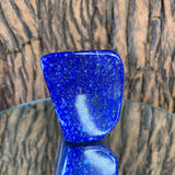 256.0g 7x5x3cm Dark Blue Lapis Lazuli Natural Shape from Afghanistan