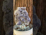 1.96kg 20x18x5cm Big Purple Fluorite from China