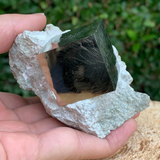 373g 9x9x7cm Cubic Navajun Spanish Pyrite  from Spain