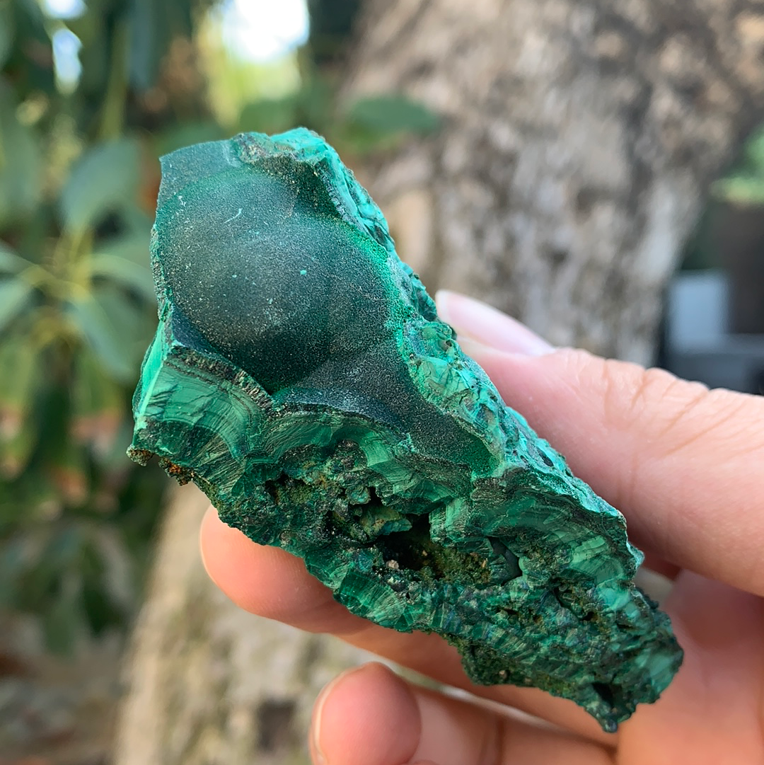 130g 8x5x4cm Natural Malachite from Laos