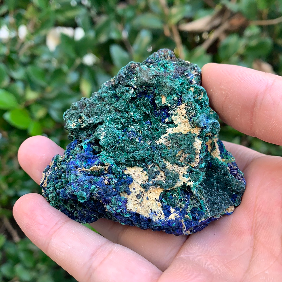 156g 8x7x4cm Rare Azurite from Laos