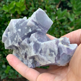 480g 12x11x5cm Purple Manaoshan Fluorite from China