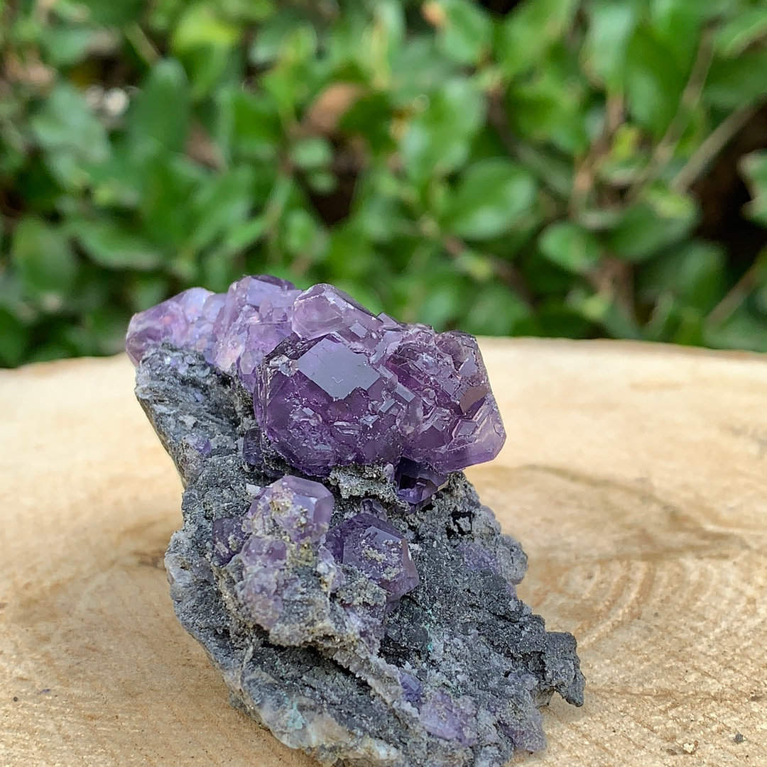 130g 10x5x5cm Purple Tanzanite Fluorite from China