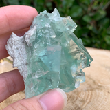 118g 7x7x5cm Clear Yaogangxian Fluorite from China