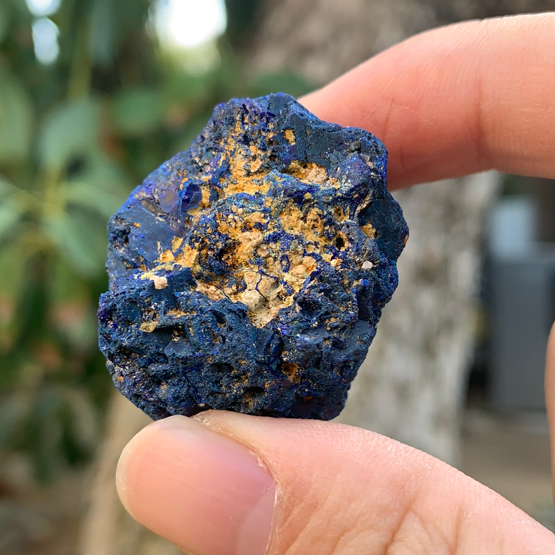 38.2g 4x3x2cm Rare Crystalized Azurite from Laos