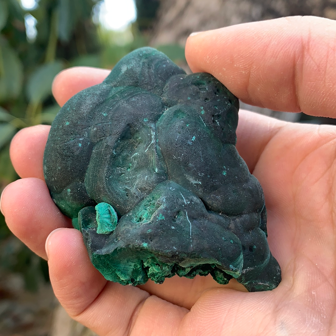 108g 8x6x3cm Natural Malachite from Laos