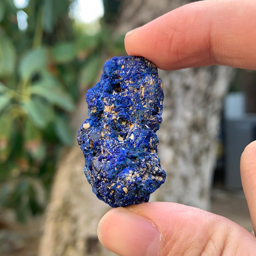 28.3g 5x3x2cm Rare Crystalized Azurite from Laos