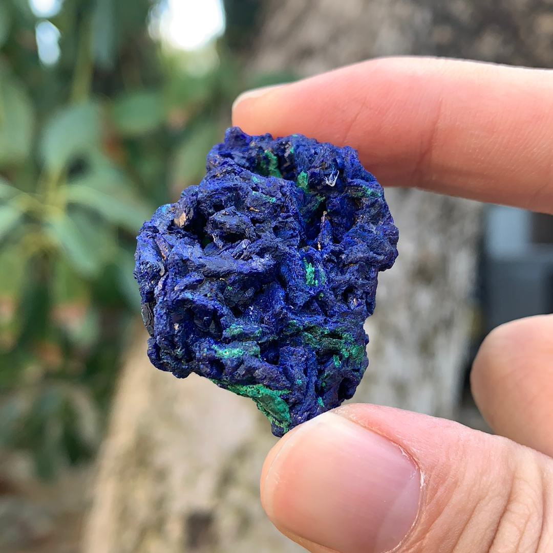 29.5g 4x3x3cm Rare Crystalized Azurite from Laos