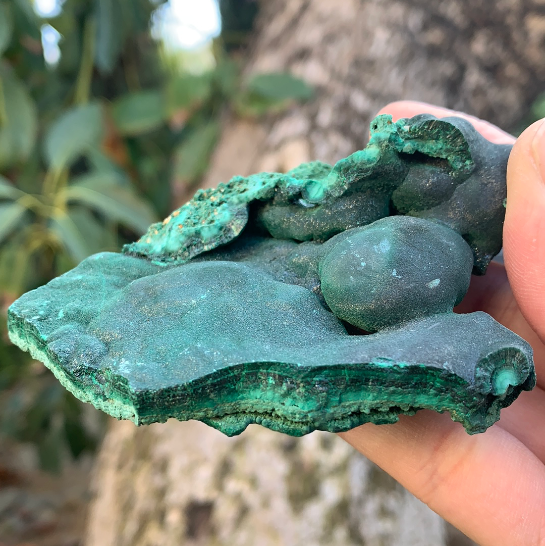 164.2g 10x8x4cm Natural Malachite from Laos