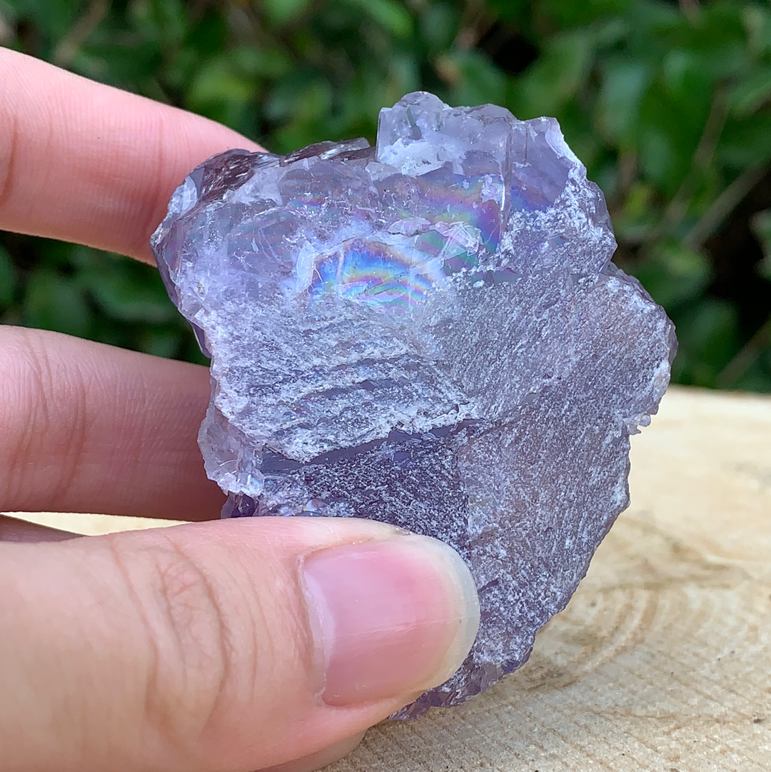 146g 7x5x4cm Purple Tanzanite Fluorite from China