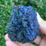 240g 7x6x5.5cm Blue Azurite from Laos