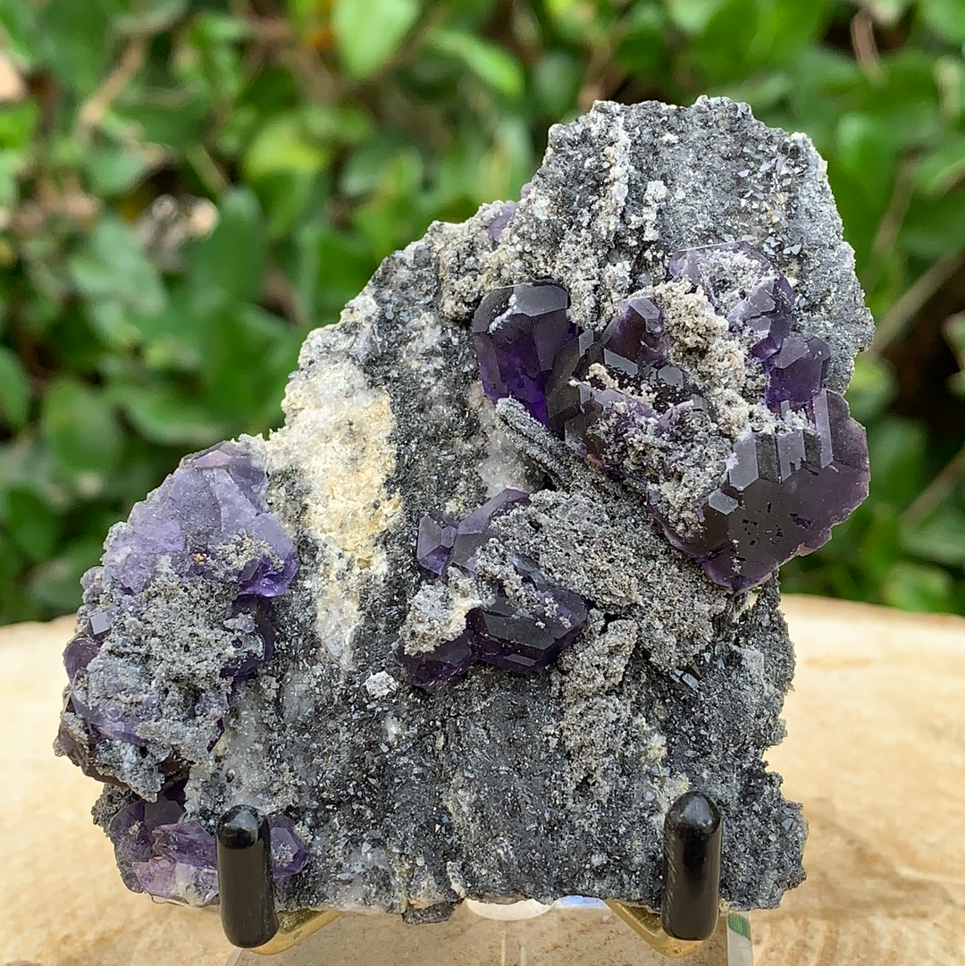 76g 9x7x4cm Purple Tanzanite Fluorite from China