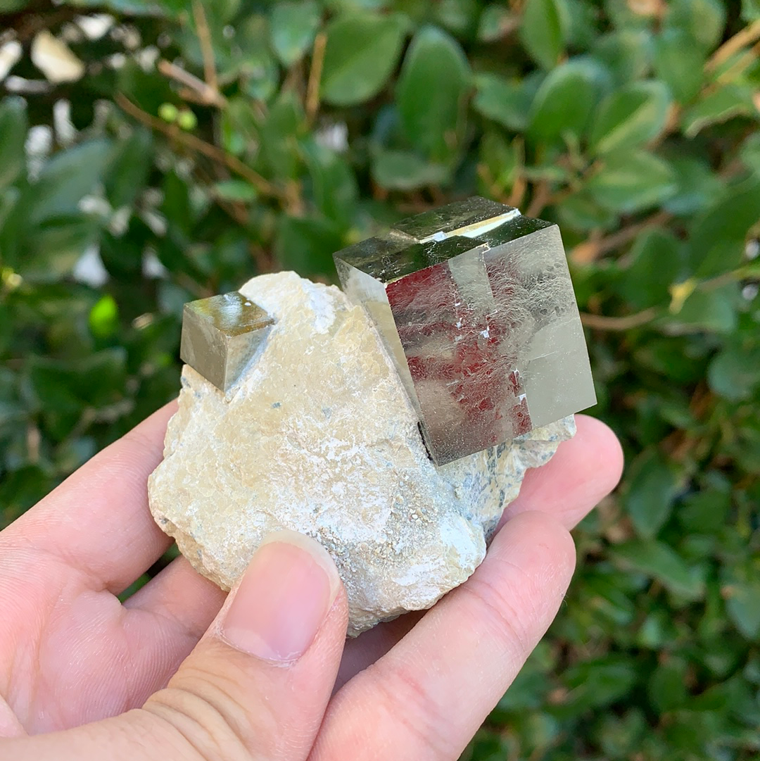 196.4g 7x6x5cm Cubic Navajun Spanish Pyrite  from Spain