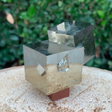 242.4g 6x4x5cm Cubic Navajun Spanish Pyrite  from Spain