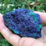 266g 8x5x5cm Rare Azurite from Laos