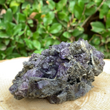 308g 11x7x6cm Purple Tanzanite Fluorite from China