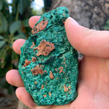 251.6g 9x6x3cm Natural Malachite from Laos