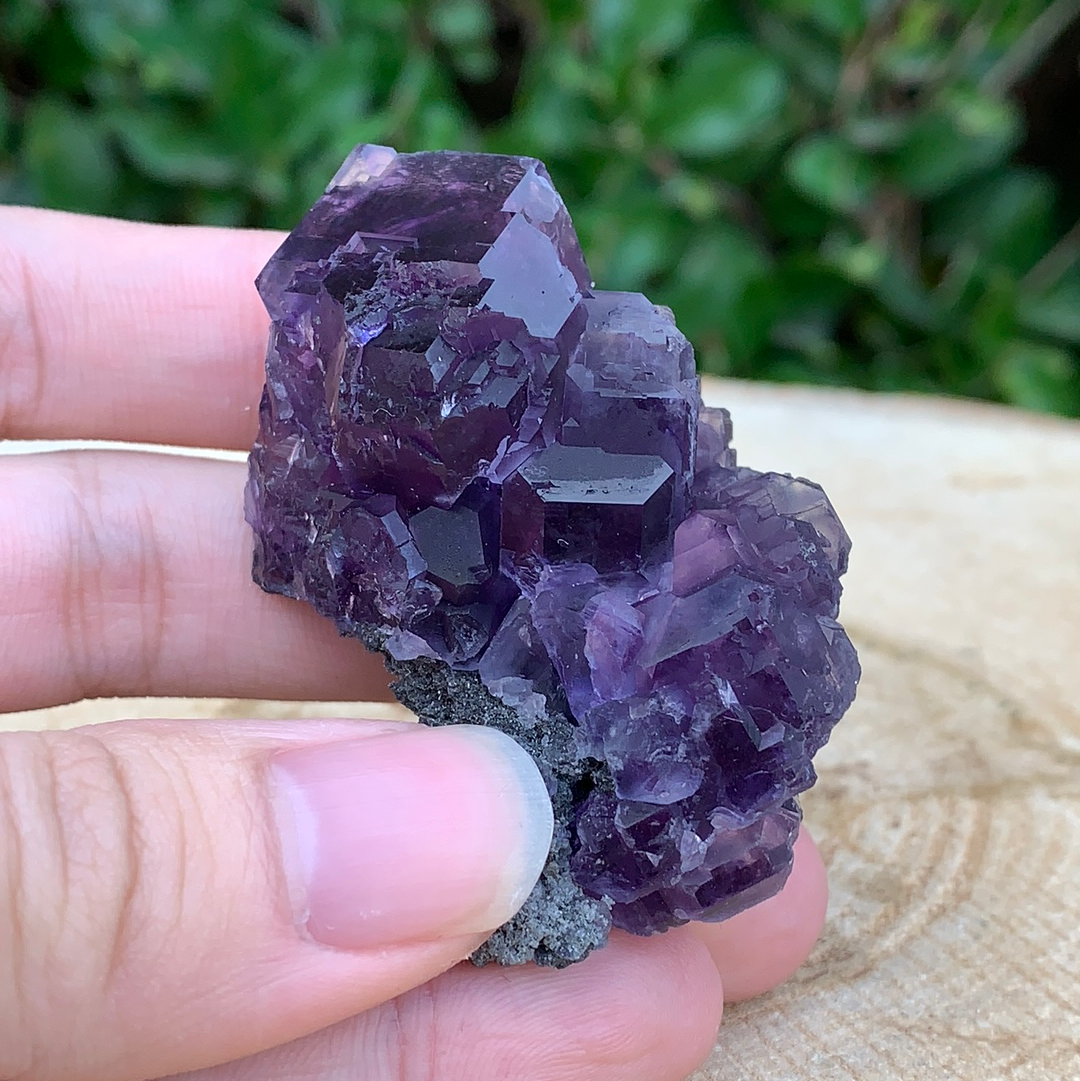 78g 6x4x4cm Purple Tanzanite Fluorite from China