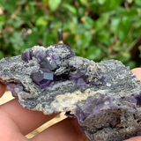 76g 9x7x4cm Purple Tanzanite Fluorite from China