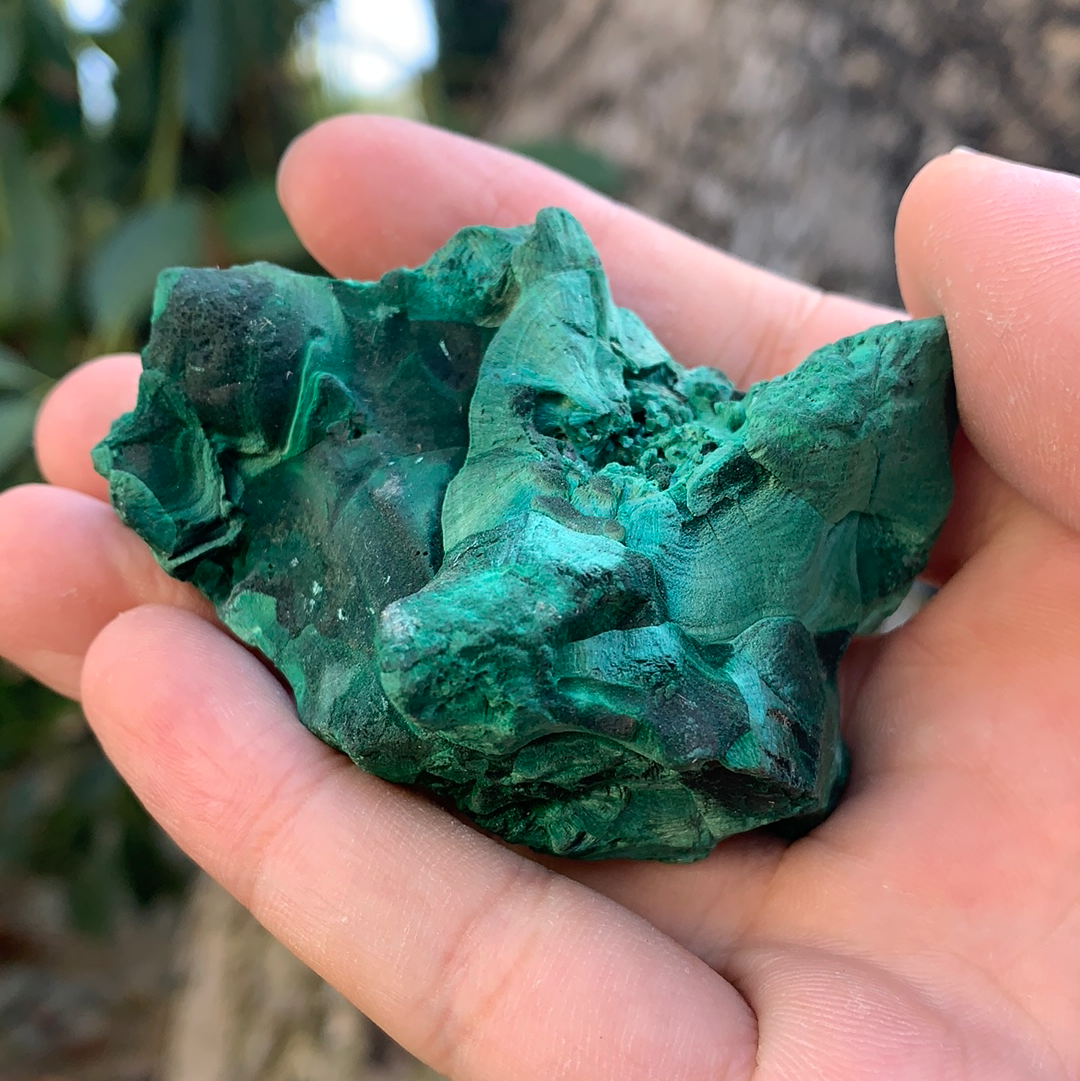 136.4g 7x5x5cm Natural Malachite from Laos
