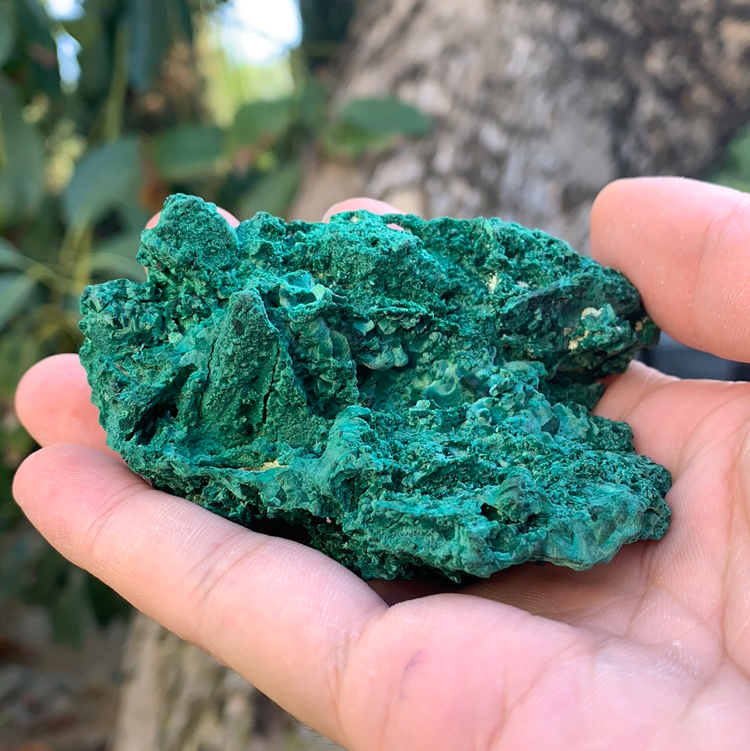 148.5g 8x6x4cm Natural Malachite from Laos