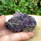 116g 7x5x5cm Purple Tanzanite Fluorite from China