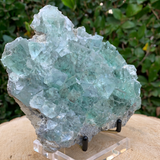 920g 14x14x7cm Clear Yaogangxian Fluorite from China