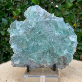 920g 14x14x7cm Clear Yaogangxian Fluorite from China
