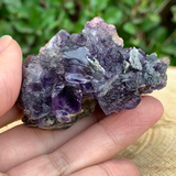 116g 7x5x5cm Purple Tanzanite Fluorite from China