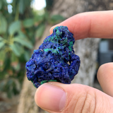 29.5g 4x3x3cm Rare Crystalized Azurite from Laos