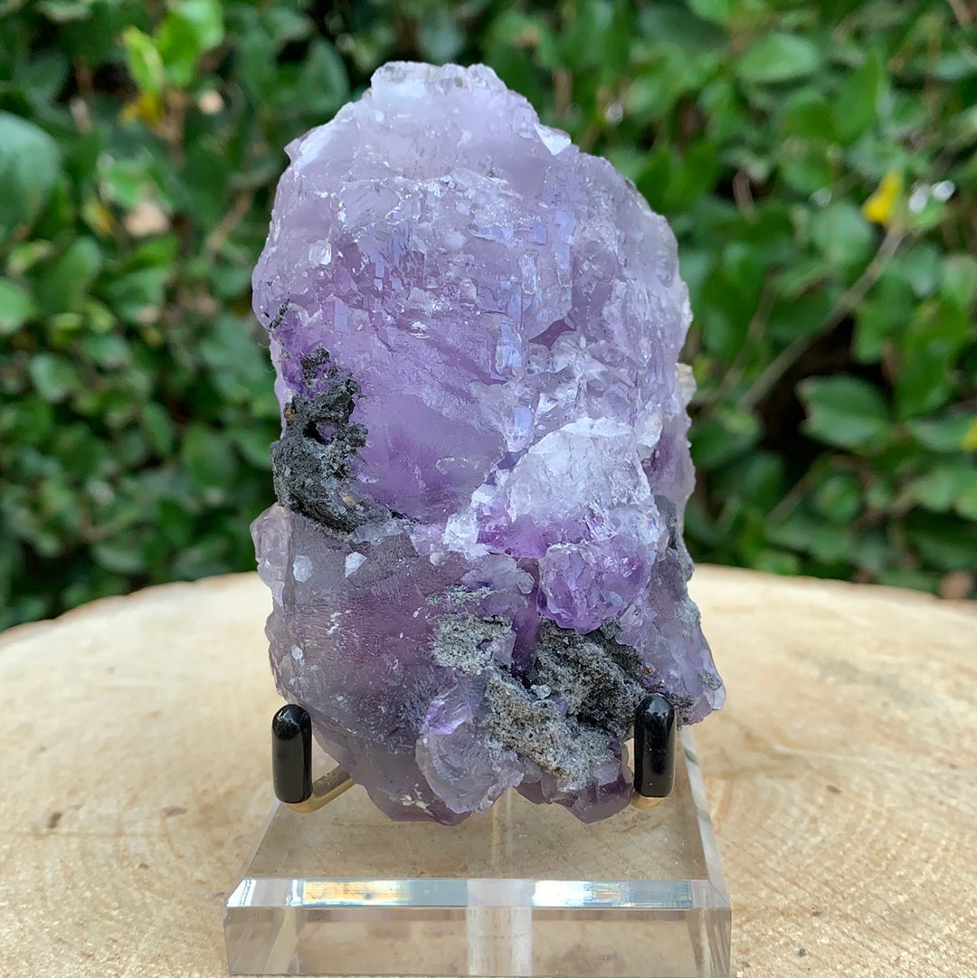 330g 10x6x5cm Purple Tanzanite Fluorite from China