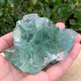 348g 8x8x5cm Clear Yaogangxian Fluorite from China