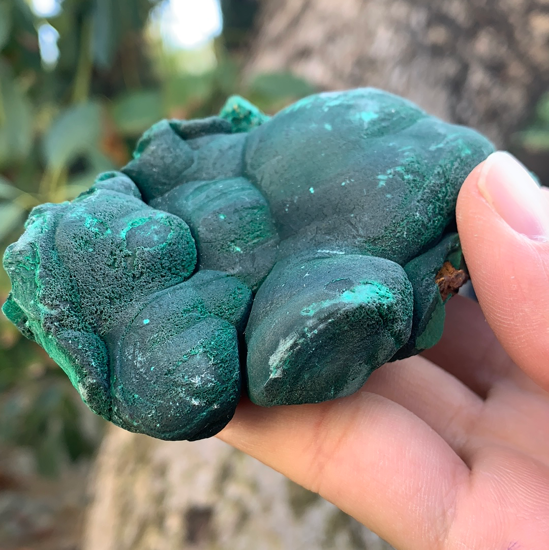 252.7g 8x7x4cm Natural Malachite from Laos