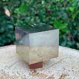 227g 4x4x3.5cm Cubic Navajun Spanish Pyrite  from Spain