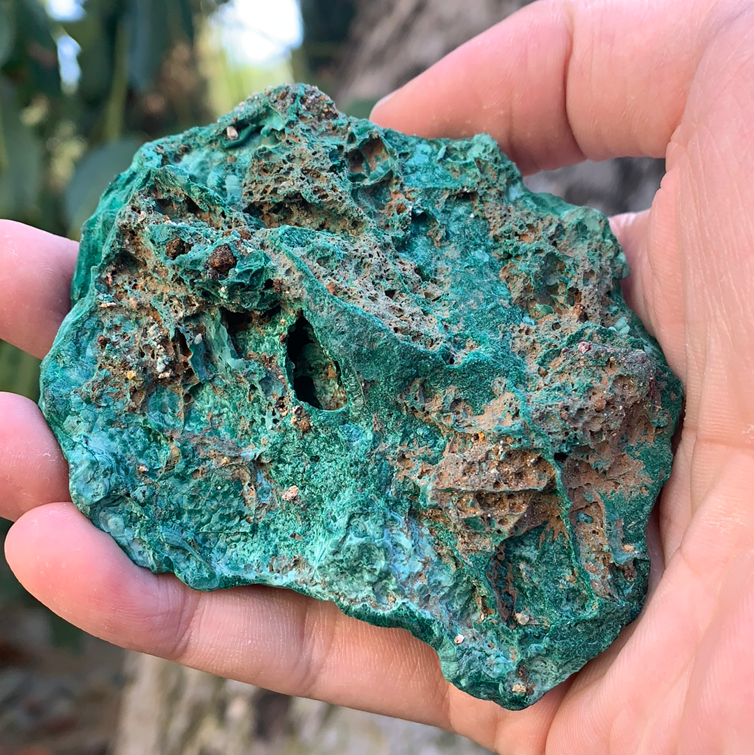 226.2g 9x8x3cm Natural Malachite from Laos